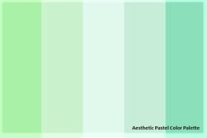 Aesthetic Pastel Color Palette